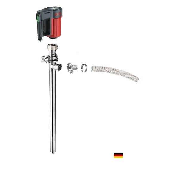 Flux Pumps Drum Pump Tube, Stainless Steel, 47in Long, Motor 120V, 60Hz, 1ph 800 Watts Power 24-ZORO0315 - main